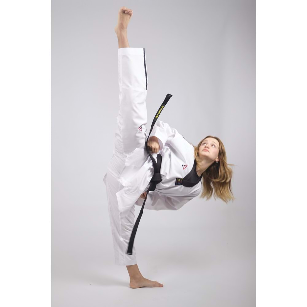 Taekwondo Siyah Yaka Figther Elbise