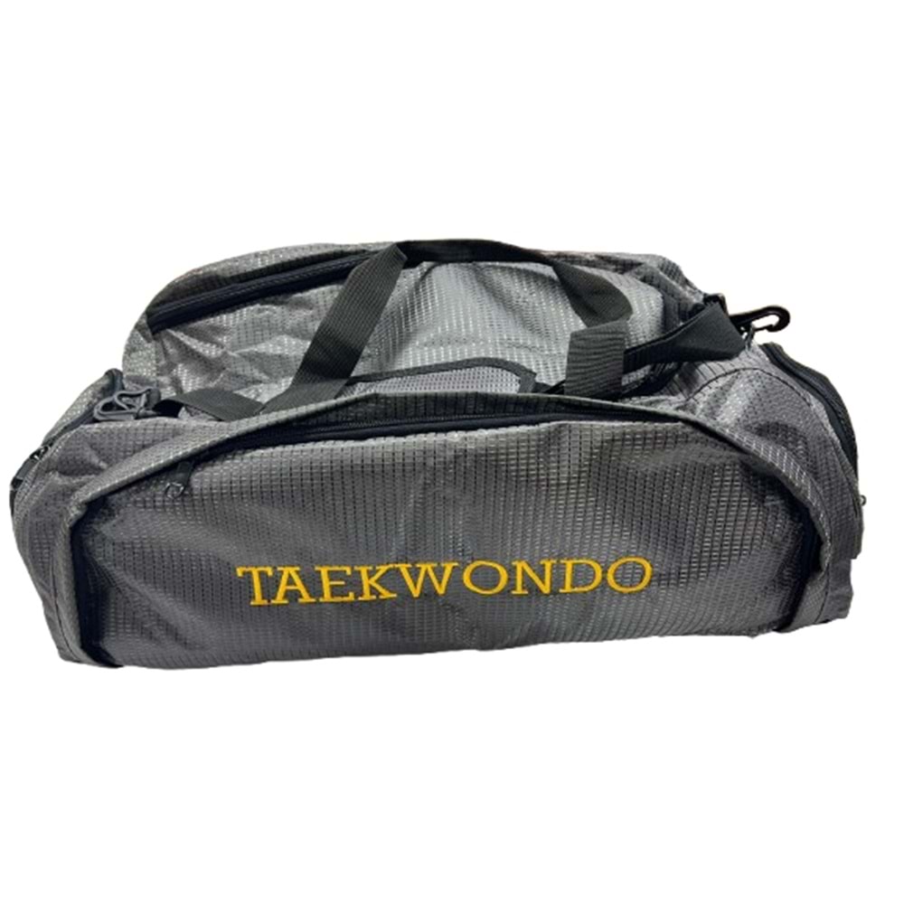 Taekwondo Baskılı Çanta - Cansey - AKSESUAR - Gri