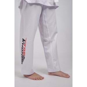 Taekwondo Beyaz Yaka Fitilli Acemi Elbise