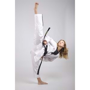 Taekwondo Siyah Yaka Figther Elbise