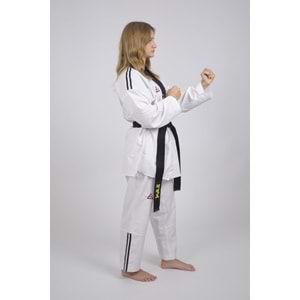 Taekwondo Siyah Yaka Figther Elbise