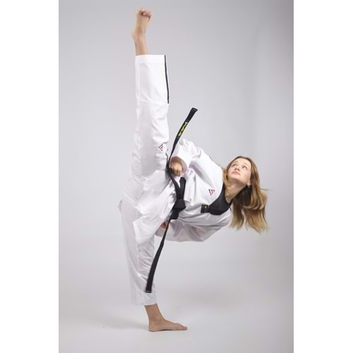Taekwondo Siyah Yaka Figther Elbise