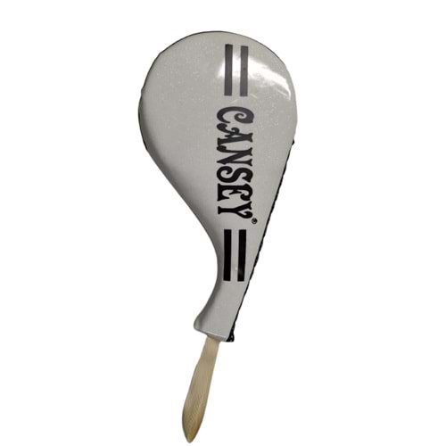 Taekwondo Raket Ellik Tekmelik - Cansey - Beyaz