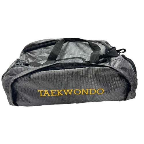 Taekwondo Baskılı Çanta - Cansey - AKSESUAR - Gri